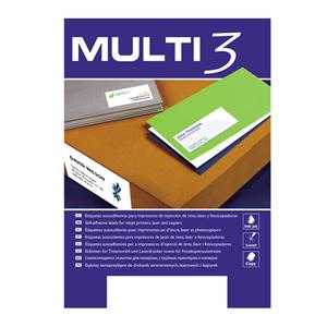 Officeday Labels Multi 3 63 5x38 1mm A4 100 Sheets 21 Labels In Sheet Round Corners White