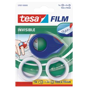 tesafilm Mini Finger Dispenser for Clear Adhesive Tape Includes 2 x Rolls tesafilm Crystal
